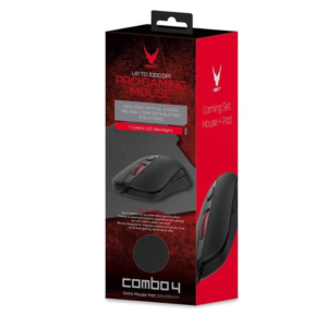 Set mouse gaming 3200dpi + mousepad varr