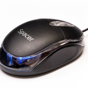 Mouse Spacer SPMO-080 negru, USB, optic, 800 DPI