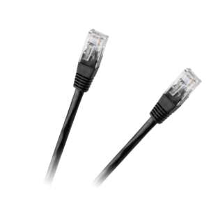 Cablu de retea Patchcord UTP, Inny, PVC, CAT 6, 10 m, Negru