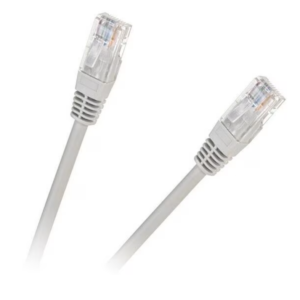 Cablu de rețea Cabletech Patchcord UTP Cat.5e 1m alb