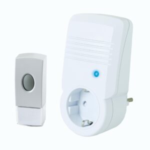 Sonerie fără fir DB 442, albă, 230 V, rază de acțiune cca. 120 m