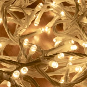 Ghirlandă cu LED-uri, cu legare în serie, 10 m, IP44 DLI 200/WW
