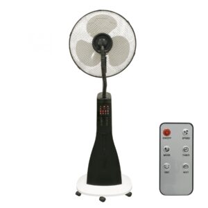 Ventilator cu umidificator, alb, 90 W