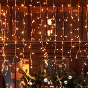 Perdea de lumini cu LED Somogyi, decor sloi de gheaţă, cu legare în serie