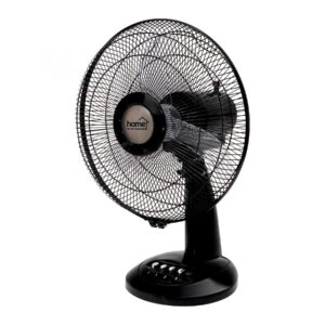 Ventilator de masă Home 30 cm 40 W negru