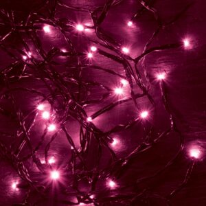 Ghirlandă cu LED-uri Home pentru interior, pink, 50 LED, lungime 4 m