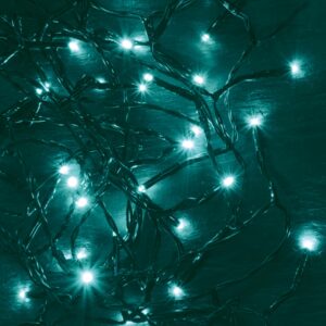 Ghirlanda LED-uri Home 4 m turcoaz cu 50 LED-uri