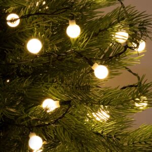 Ghirlandă cu LED-uri Home, decor glob, 4 m, lumină albă caldă