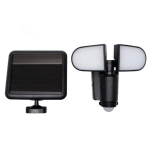 Reflector LED cu baterie solară și senzor de mișcare
