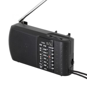 Radio portabil 2 benzi orizontal RPC 3 negru