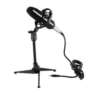 Set microfon de studio, tripod, XLR-3,5mm