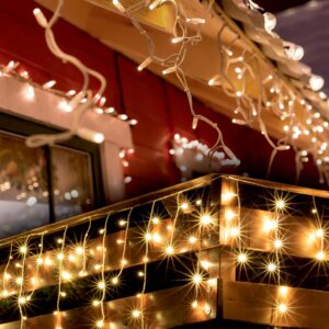 Perdea lumini LED Home 30 m, 900 LED-uri, pentru interior și exterior