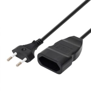 Prelungitor cu două fire, EURO — Negru