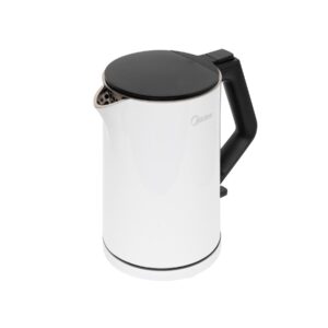 Fierbător de apă 1,5L, 2200W Midea, alb-negru