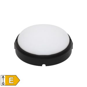 Aplica/plafoniera LED, rotunda 18W, 4000K, negru