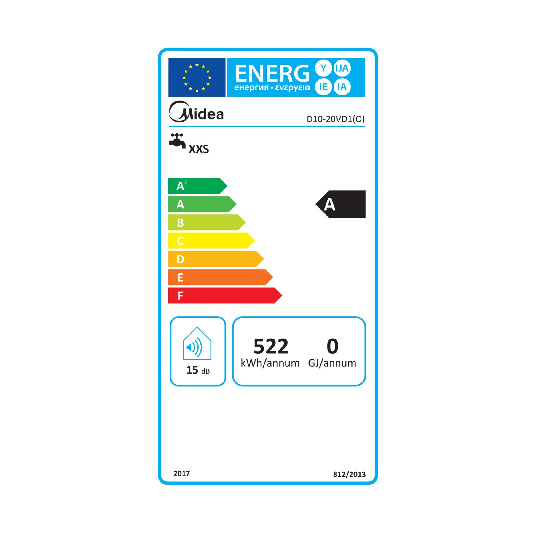 Boiler electric Midea 10L 2000W pentru montare deasupra blatului — imaginea 5