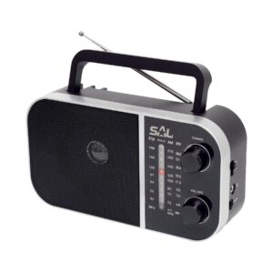Radio portabil 3 benzi SAL AC/DC negru