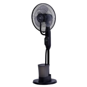 Ventilator aburi, negru, 75W