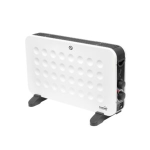 Convector cu ventilator 2000 W alb gri