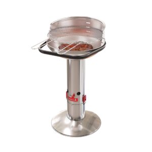 Barbecook BC-CHA-1005 Loewy 50 SST grătar cu cărbune din oțel inoxidabil, 51,5x56x99cm