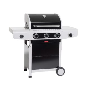 Barbecook BC-GAS-2018 Siesta 310 Black Edition grătar pe gaz cu arzător lateral, 124x56x120cm