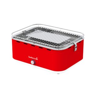 Barbecook BC-CHA-1019 Carlo grătar de masă cu cărbune, roșu, 44x33x21cm