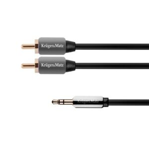 KRUGER MATZ - CABLU 3.5-2RCA 1.0M KRUGER&MATZ