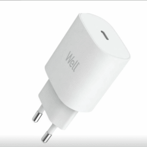 Încărcător Well USB-C 25W alb