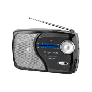 Radio portabil Kruger&Matz KM0822 AM/FM, negru și gri