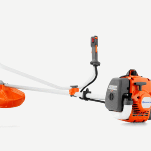 Motocoasă Husqvarna 129R cu cap de trimmer, cuțit pentru iarbă și ham dublu