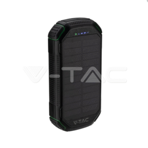 Baterie externă cu încărcare solară V-TAC 30000 mAh