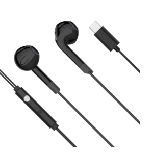 Căști in ear cu fir USB-C Kruger&Matz C2 cu microfon, negru