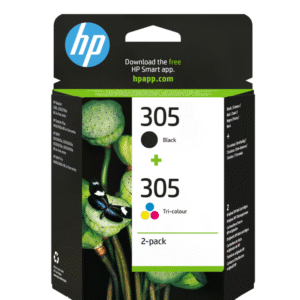 Pachet cu 2 cartușe originale HP 305 negru/color