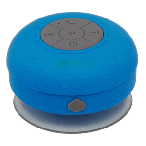 Boxă portabilă Spacer Ducky albastră cu Bluetooth și microfon