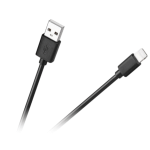 Cablu USB tip Lightning Cabletech KPO3946 1 m negru