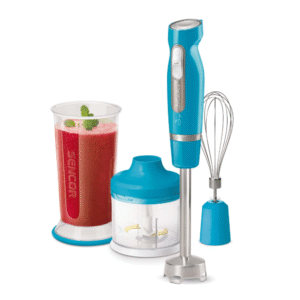 Set blender de mână Sencor SHB 4467TQ-EUE3, 1000 W, turcoaz