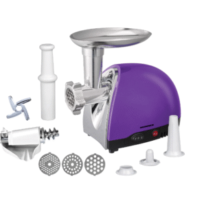 Masina de tocat Heinner MG1600TA-UV, 1600 W, violet