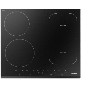 Plită incorporabilă Hansa BHI68621 cu inducție, 4 zone de gătit, 60 cm, sticlă neagră