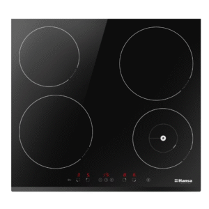 Plită încorporabilă Hansa BHI68508 cu inducție, 4 zone de gătit, negru
