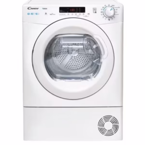 Uscător de rufe Candy CRE H9A2DE-S alb, 9 kg, cu pompă de căldură