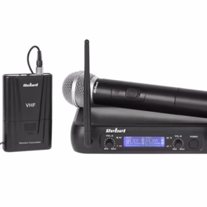 Set Microfon Wireless + Lavariera Rebel MIK0142, negru
