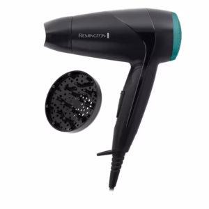 Uscător de păr Remington On The Go D1500 negru și verde