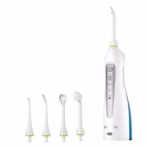 Irigator bucal, Sencor, Afisaj LED, 150ml, Alb/Albastru