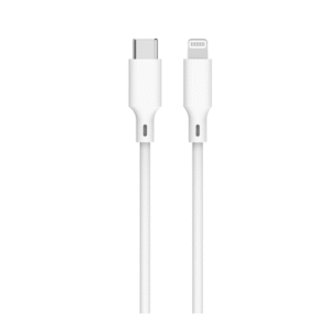 Cablu USB-C - Lightning Well, PD 27W, 2m, alb