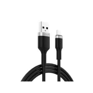 Cablu USB microUSB fast charge metal braided Golf GC-71m negru