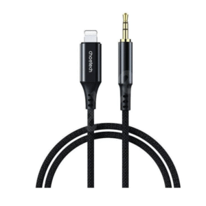 Cablu lightning Apple - Jack 3.5 mm 1m Choetech negru AUX007