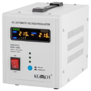 Stabilizator tensiune automat 1000VA Kemot URZ3412 alb