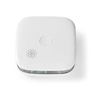 Detector de fum programabil Nedis Wi‑Fi, alb