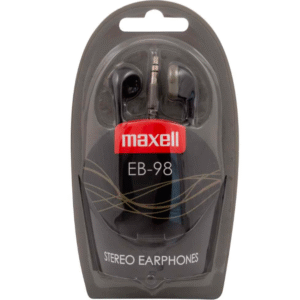 Căști Maxell EB-98 cu fir, Jack 3,5 mm, negru