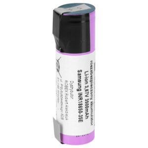 Acumulator Samsung 18650 3500mAh 3.7V cu dimensiuni standard și curent maxim de descărcare